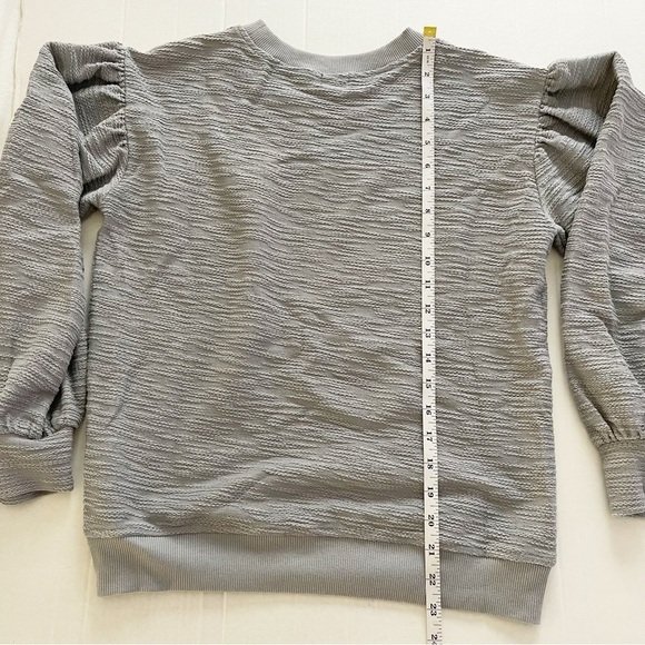 LEE Women’s Textured Long Sleeve Knit Top - Small - Picture 8 of 10